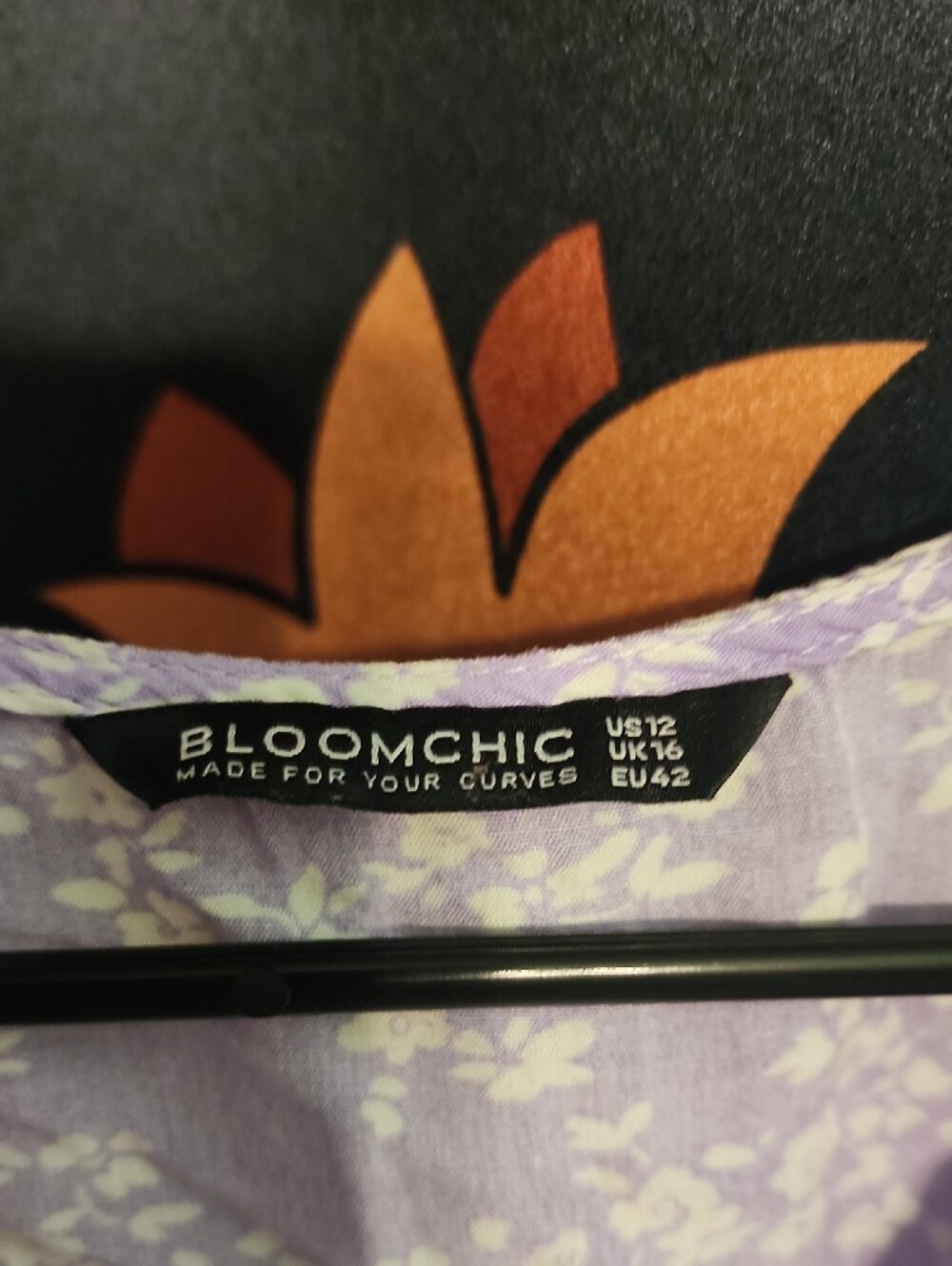BloomChic Lilac Floral Midi Dress - Picture 2 of 5
